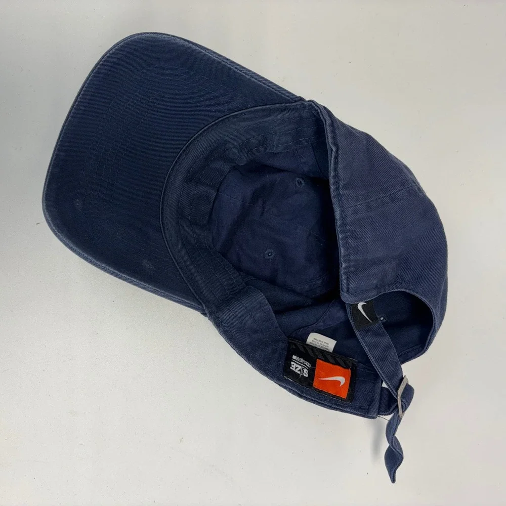 Nike Heritage86 Hat Mens OS Navy Embroidered Center Swoosh Adjustable Dad Cap